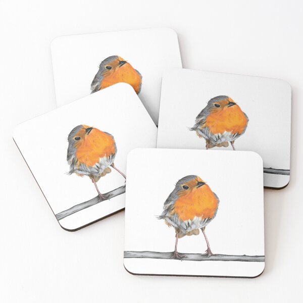Item preview, Robin - Robin Redbreast - Robin on a Perch - American Robin designed and sold by IslesArt.