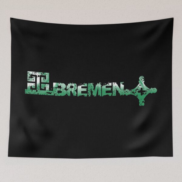 Item preview, Lettering Bremen Bremer Schlüssel in green and white designed and sold by froggy-stylecom.