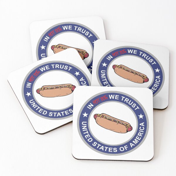 Item preview, In Hot Dog we Trust - USA Seal designed and sold by Kaos Urbanwear.