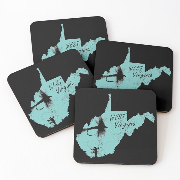 Item preview, Vintage Fish West Virginia State Fly Fishing designed and sold by Space Art.
