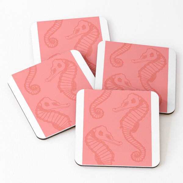 Item preview, Ocean sea horse coral tone designed and sold by Flyingwall.