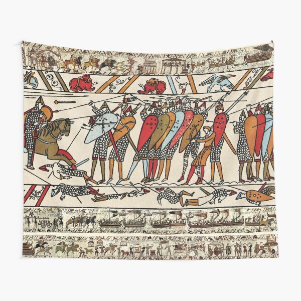 THE BAYEUX TAPESTRY ,BATTLE OF HASTINGS ,NORMAN KNIGHTS  Tapestry