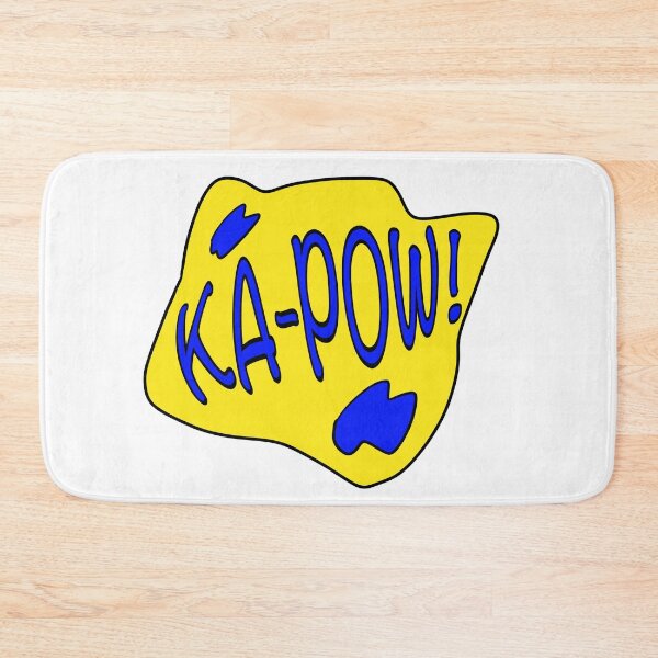 Item preview, Ka-Pow - Vintage Comicbook sound effect - Blue Yellow designed and sold by BusyMonkeys.