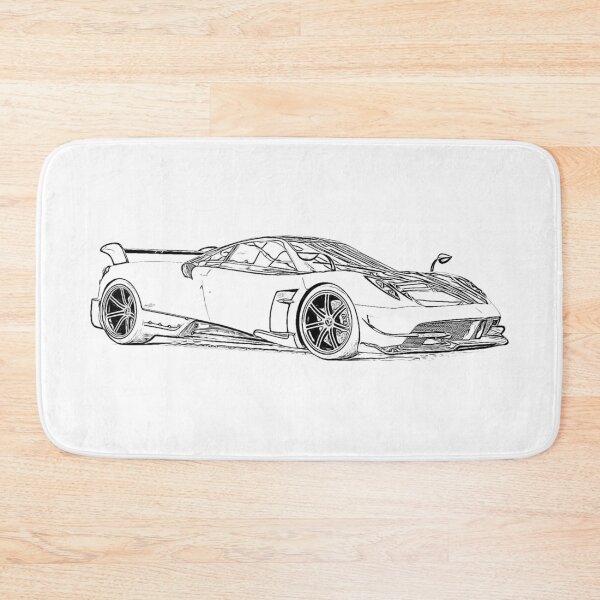 Item preview, Pagani Huayra Supercar Racing Wireframe designed and sold by Auto-Prints.