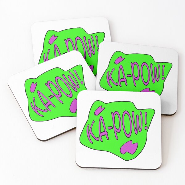 Item preview, Ka-Pow - Vintage Comicbook sound effect - Purple Green designed and sold by BusyMonkeys.