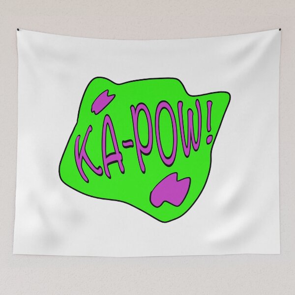 Item preview, Ka-Pow - Vintage Comicbook sound effect - Purple Green designed and sold by BusyMonkeys.