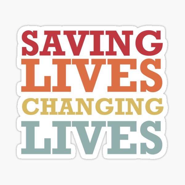 Item preview, SAVING LIVES CHANGING LIVES designed and sold by teesBYAlioui.