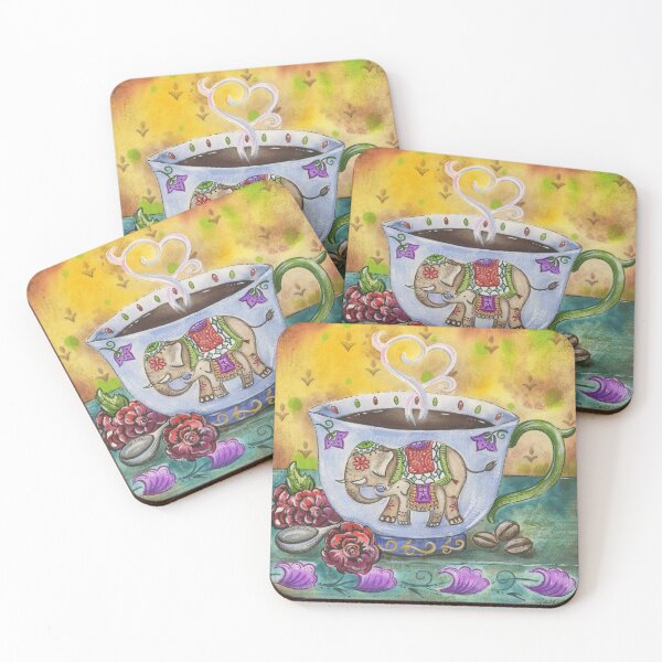 Item preview, Festive Elephant & Baby  designed and sold by StudioLRM.