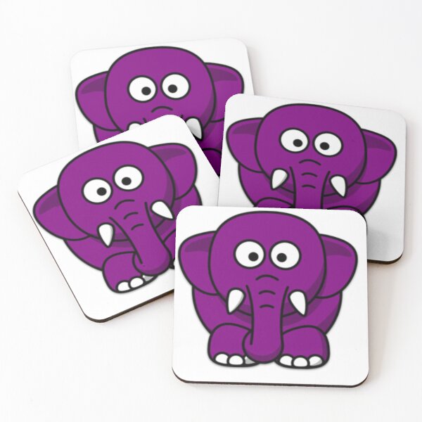 Item preview, Purple elephant  designed and sold by Roisin678.