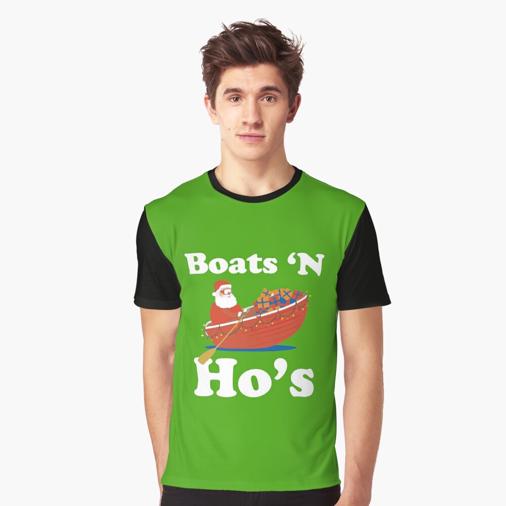 Boats N' Hoes Essential T-Shirt for Sale by Primotees