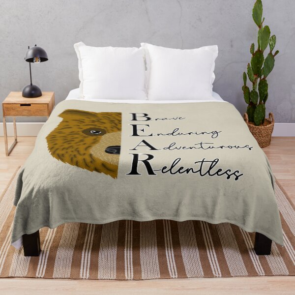 Item preview, Cara de oso con texto de oso y carta con guión de características positivas designed and sold by CiniArt.