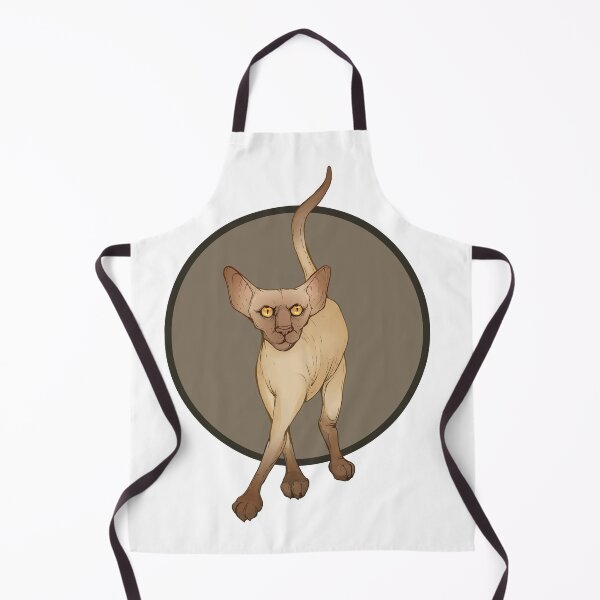 Item preview, Crouching cat on a gray background designed and sold by forestmagic.
