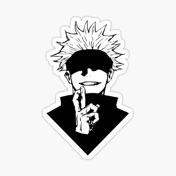 "Satoru Gojo" Sticker by VOON | Redbubble