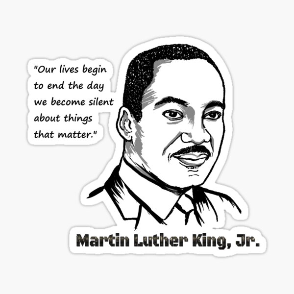 Artikel-Vorschau von Martin Luther King jr., designt und verkauft von WearThePositive.