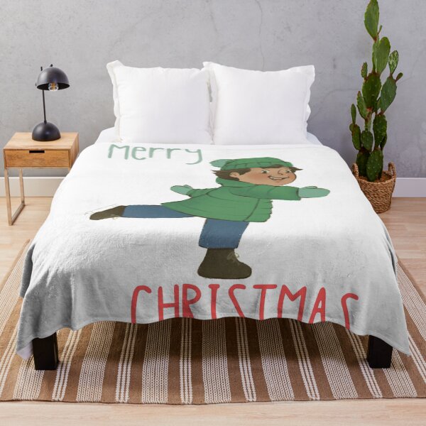 Item preview, Vintage Merry Christmas Skating Child designed and sold by Irelene.