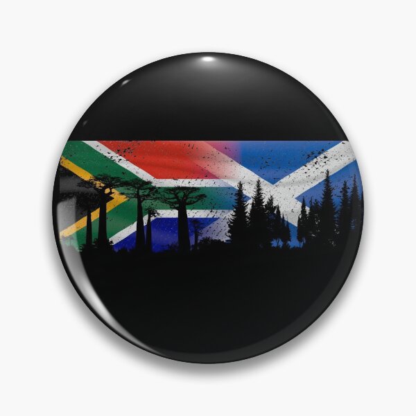 Item preview, South Africa Scotland trees (DISTRESSED) designed and sold by SolidEarthArt.