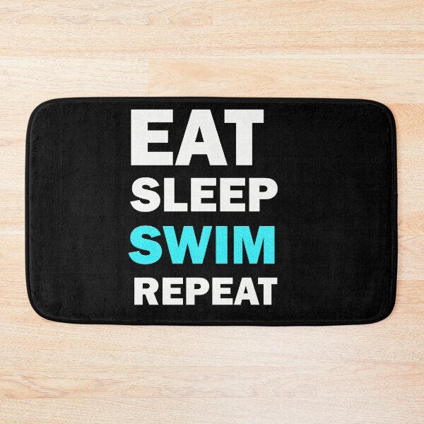 Item preview, eat sleep swim repeat designed and sold by Yaa2.