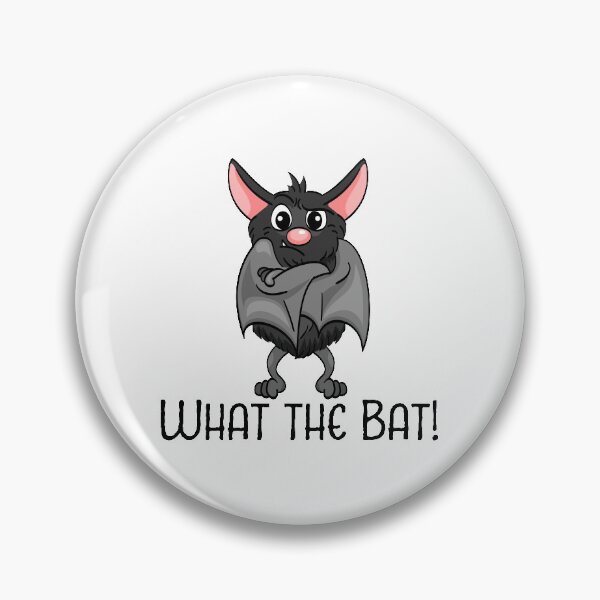 Item preview, What The Bat What the Hell What the Heck Bat Vampire designed and sold by ElBeDesigns.