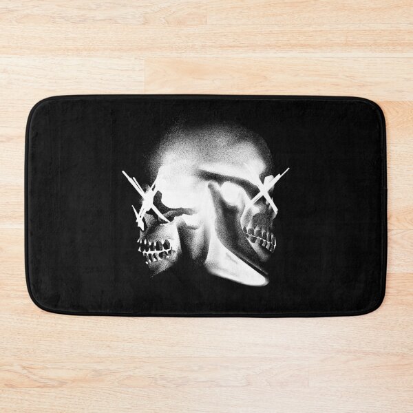 Item preview, Double Skull Black and White Design designed and sold by SimplePickUps.