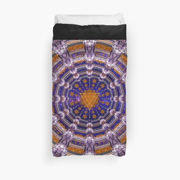 TetraGrid Healing Room Duvet Cover