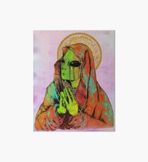 Praying Alien Art Board