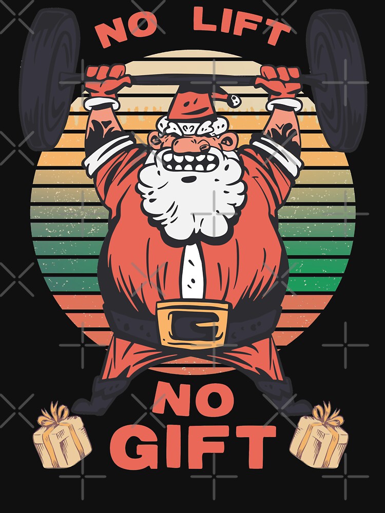 Feliz Navidad Santa Claus Fitness Entrenamiento Gimnasio' Camiseta