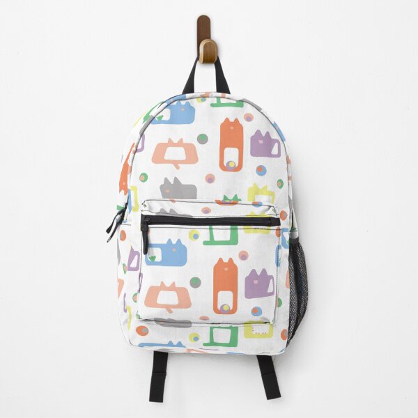 Item preview, Square Kitties Playing Ball designed and sold by 7SistersGraphX.