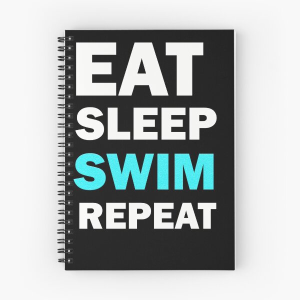 Item preview, eat sleep swim repeat designed and sold by Yaa2.