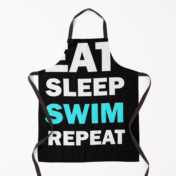 Item preview, eat sleep swim repeat designed and sold by Yaa2.