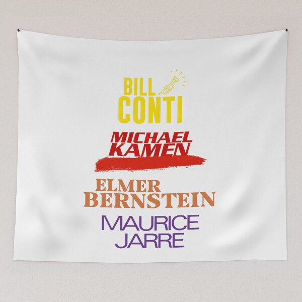 Artikelvorschau, Musik von Bill Conti - Michael Kamen - Elmer Bernstein - Maurice Jarre entworfen und verkauft von BeyondTheCrue.