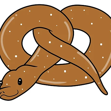 Artwork thumbnail, Pretzel python by The Cute Crypt