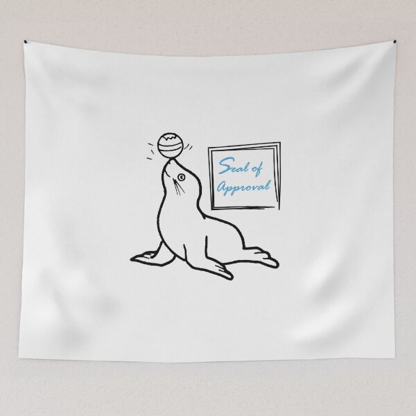 Item preview, Seal of Approval : Cute Gift Ideas designed and sold by Brother's Clothing.