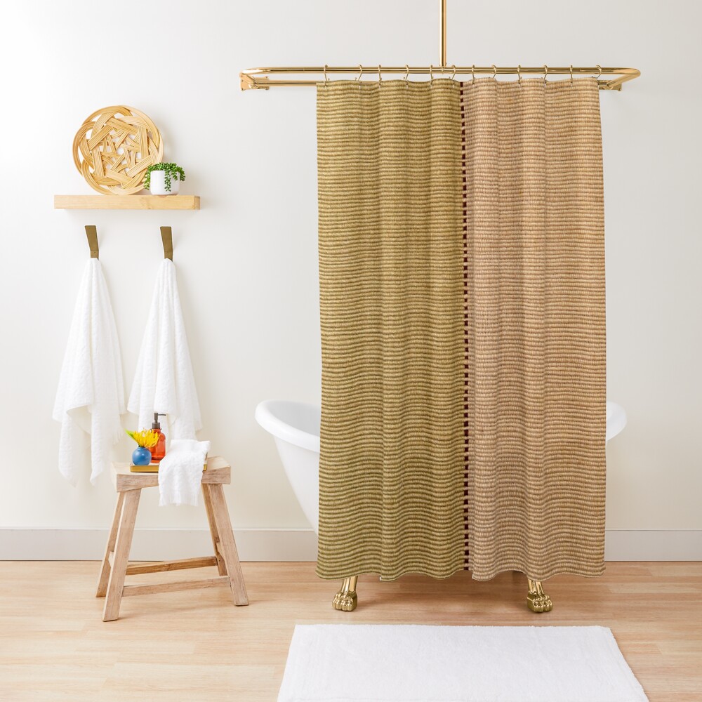 "Beige Canvas" Shower Curtain by Irinapol Redbubble