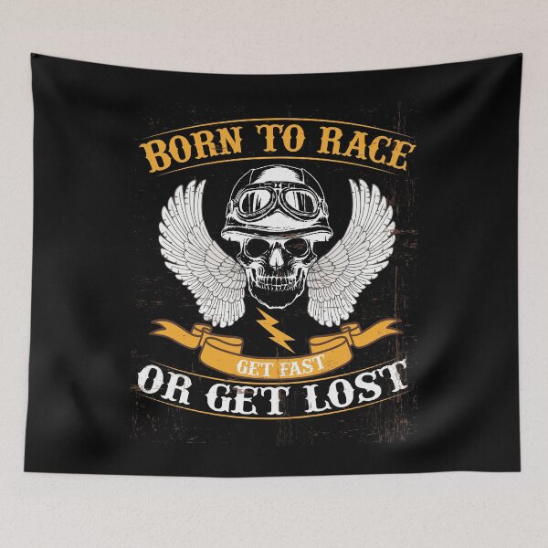 Item preview, Born to race get fast or get lost designed and sold by karim Najjar.