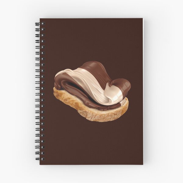 Item preview, Swirly Milk Chocolate and Vanilla Hazelnut Spread on Bread designed and sold by Alicia Chee.