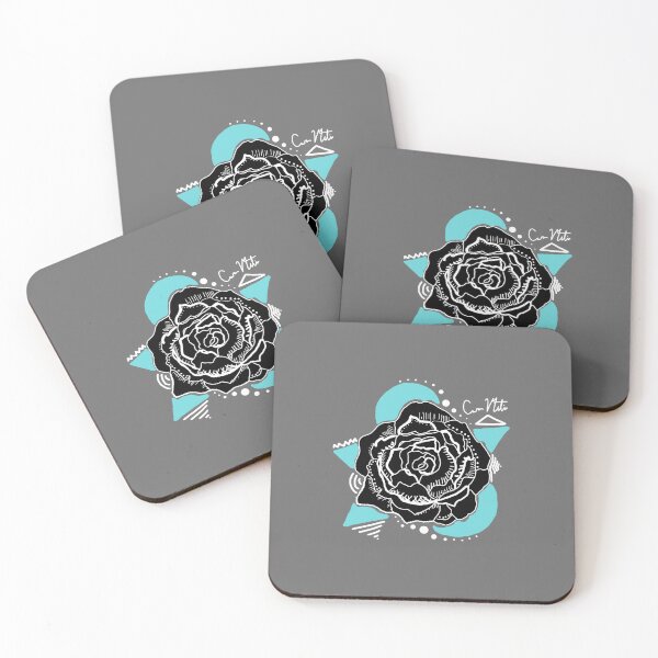 Item preview, Blue Flower Pop Drawing Inverted  designed and sold by carasattic.