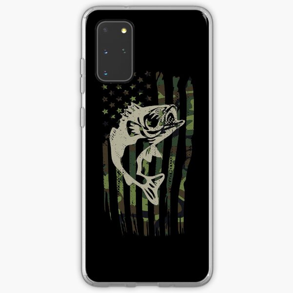 Aperçu de l'œuvre Bass Fishing Camouflage Drapeau Américain Patriotique créée et vendue par Vanover Designs.