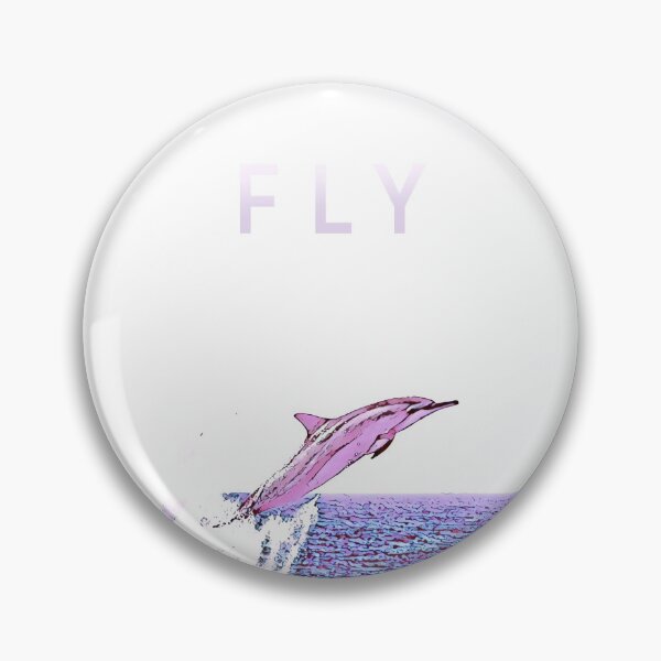 Item preview, Dolphin Flying Illustration (Motivation) designed and sold by cmartmen.