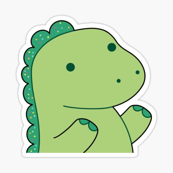 Moriah Elizabeth pickle the dinosaur Sticker