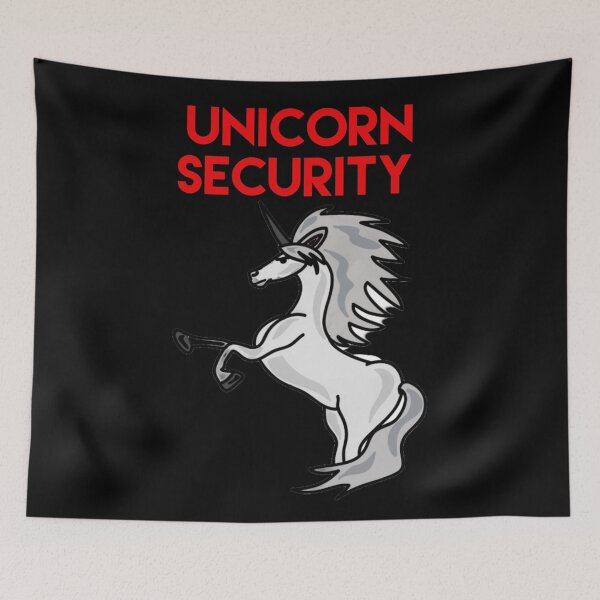 Item preview, Best selling unicorn security  designed and sold by ThePrintCrafty.
