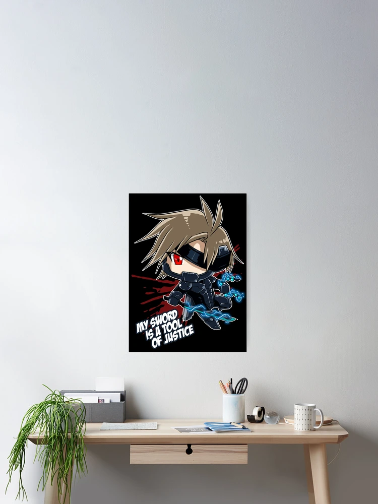 Thumbnail 2 of 3, Poster, Metal Gear Rising - Raiden designed and sold by RextheonE.