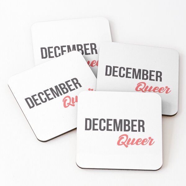 Item preview, Born in December Birthday quote Queer Gay designed and sold by FrenchsTuck.