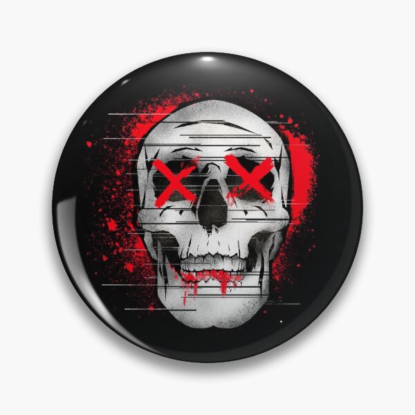Item preview, Skull with Blood Stains Design designed and sold by SimplePickUps.