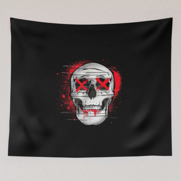 Item preview, Skull with Blood Stains Design designed and sold by SimplePickUps.