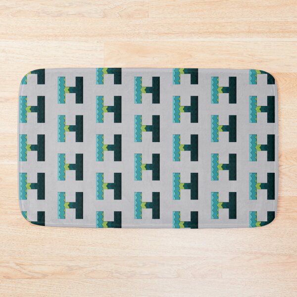 Item preview, Papercut Alphabet -  H - Green Blue designed and sold by AuroCreatives.