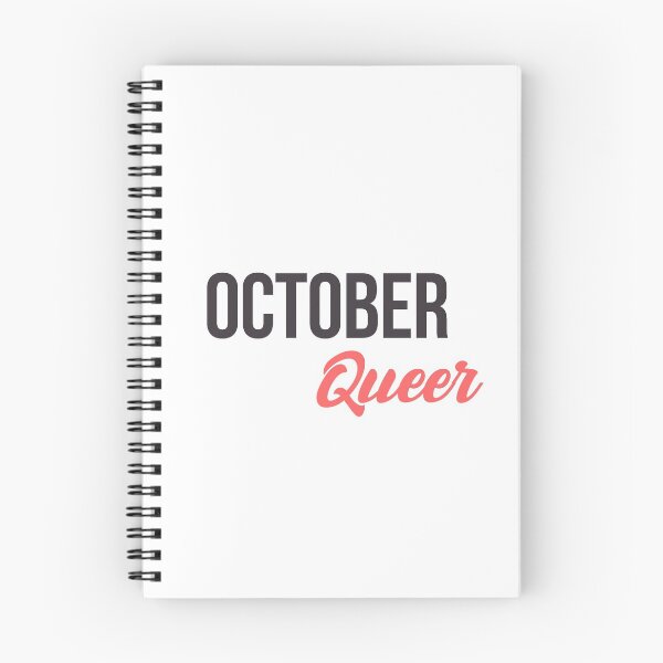 Item preview, Queer Gay Born in October Birthday quote  designed and sold by FrenchsTuck.