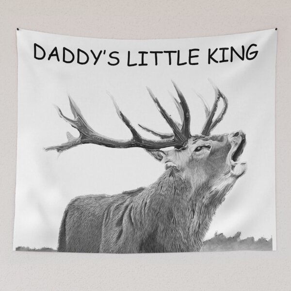 Item preview, DADDY'S LITTLE KING fun slogan gift range designed and sold by IslesArt.