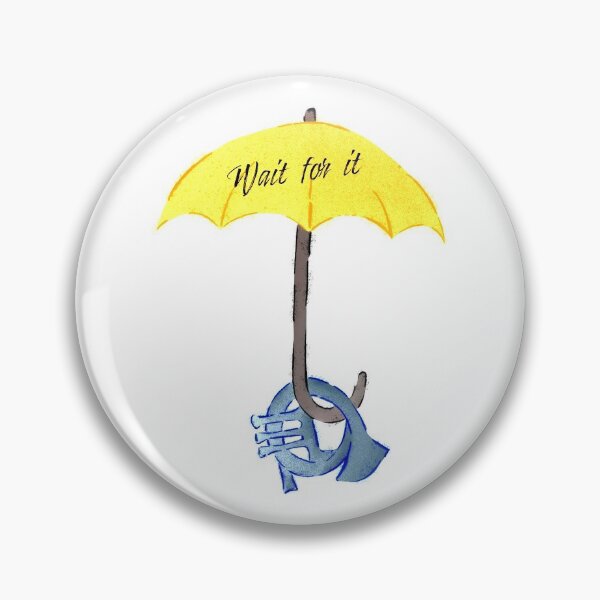 Item preview, Yellow umbrella and blue horn black - Wait for it designed and sold by Uwaki.