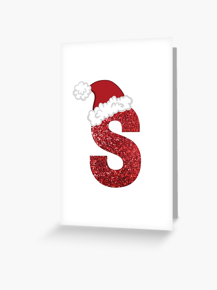 Sparkly Christmas Letter L Poster for Sale by LiveAndGlow