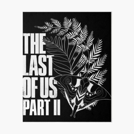 The Last of Us Part 2 Ellie's tattoo black and white | Art Board Print